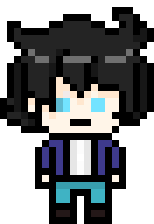 [32653b] danganronpa pixel sprite base haru takahashi