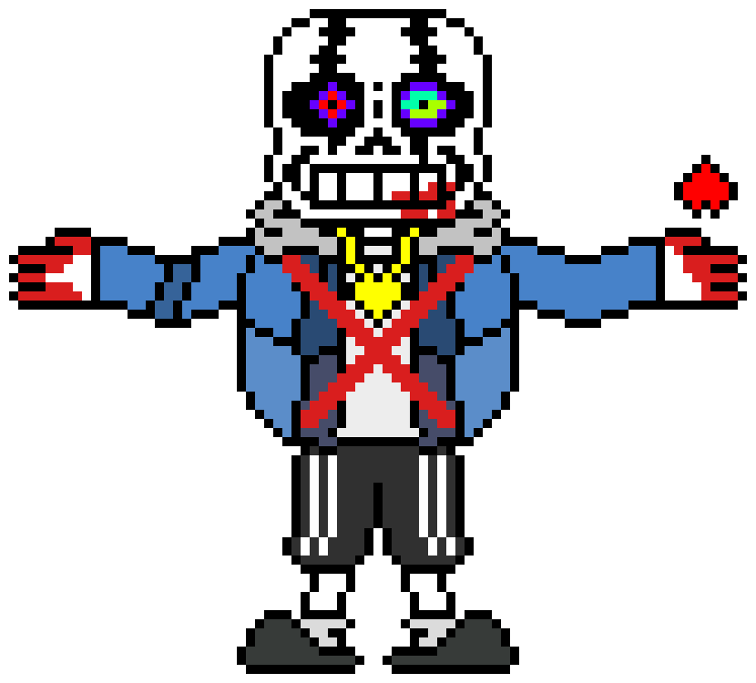 [d6b045] Hyper-Hero! Sans: **Uses Determination to push Madness very far away*