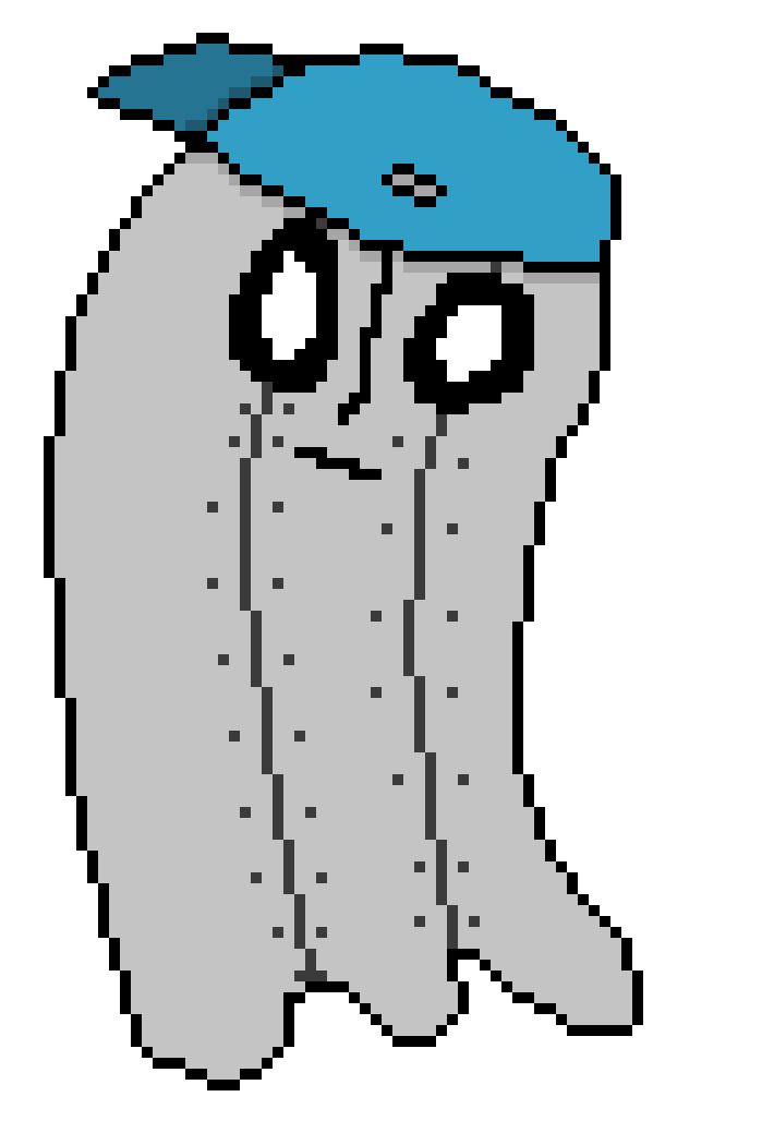 [5accb8] *Sees Chey* Oh... Hi... I'm in your way, aren't I...}SE!Napstablook