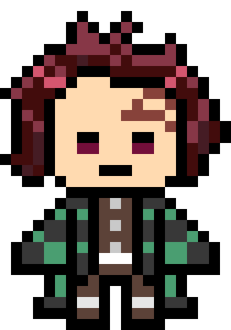 [0c356c] danganronpa pixel sprite base