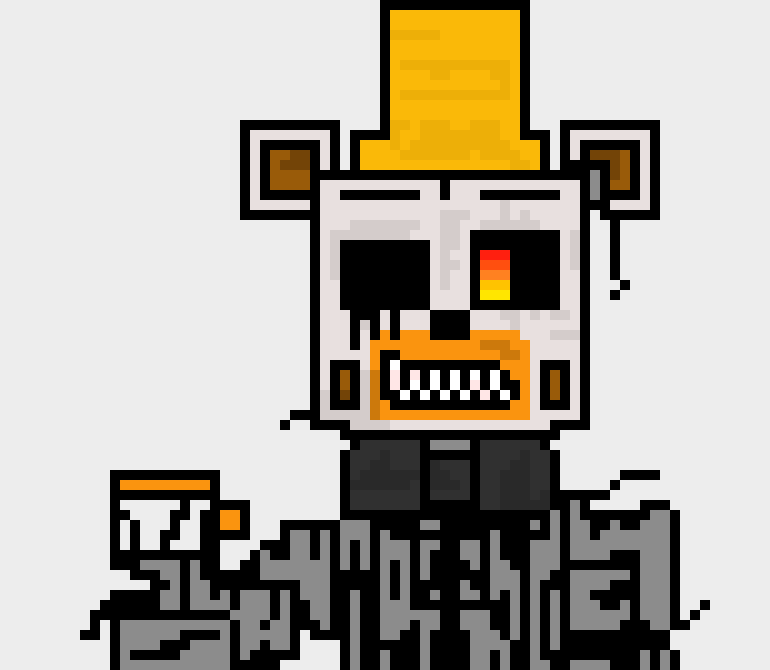 [b9de0d] *playing with trash* - molten freddy 