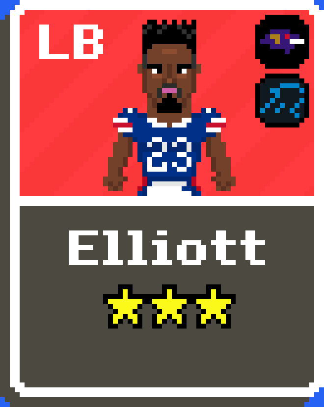 [b4b761] Keanu Elliott Bills Card