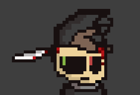 [64e535] Oh, miracle. There's a sword in my head.