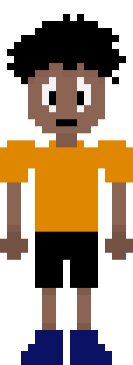 [25d002] (Okie Dokie-) *He finishes the drawing of the Mechanized figure*