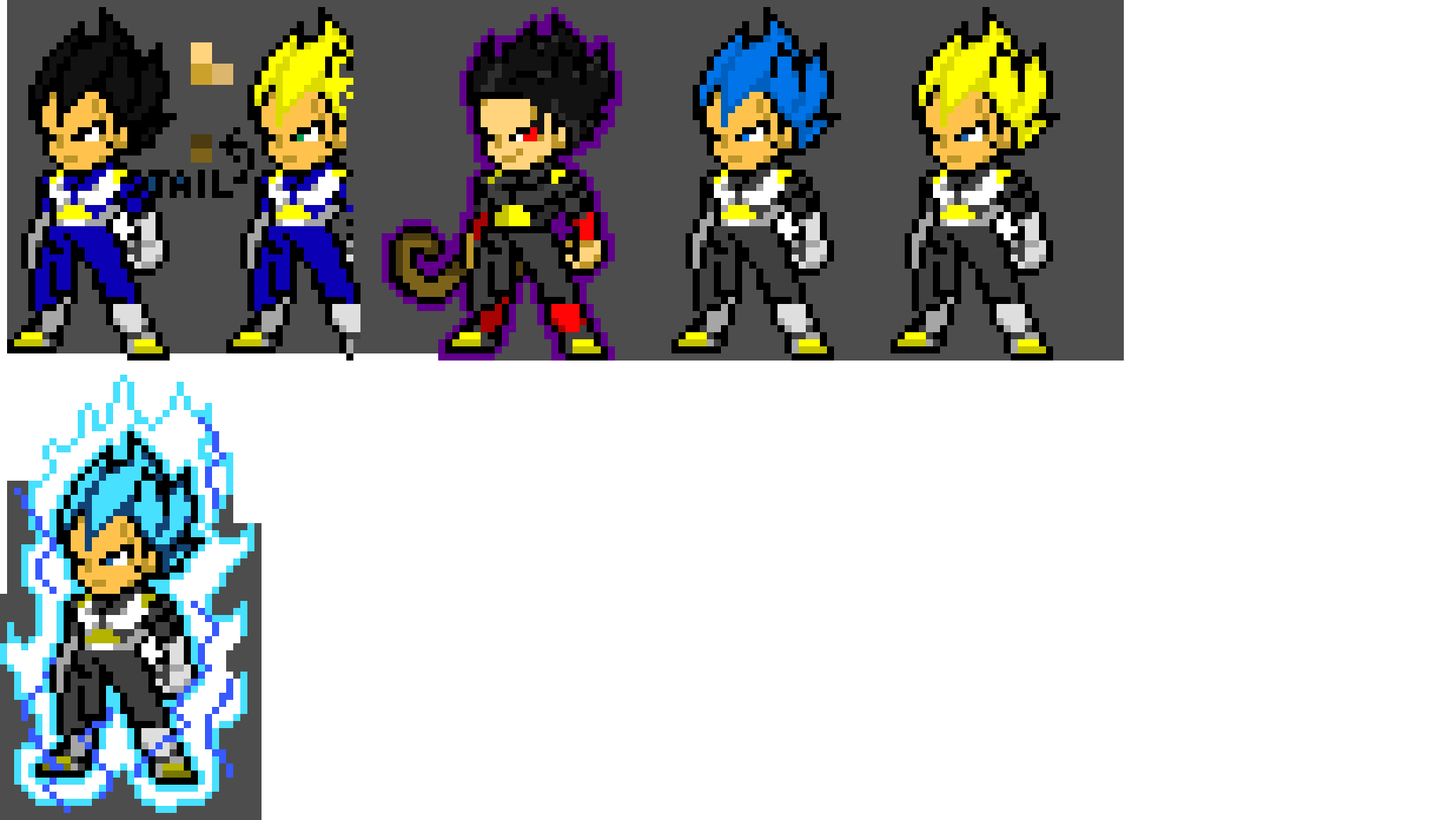 [9664c4] Dark Son Zabieru (Vegeta Sprites/In progress!) (KamuiSenketsu) 