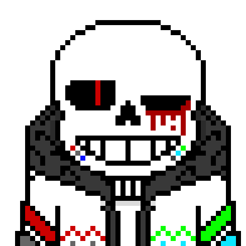 [0ae1f1] I thought I told you to NEVER come here! *sends sharp bones through Fear's chest as well as blue bones through his legs*