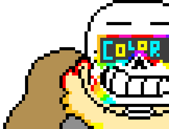 [47cde3] Bruh no sprites have an ass - Fresh!Ink sans