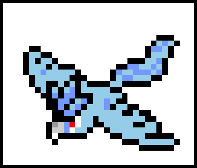 [9664c4] Articuno Pixel Art