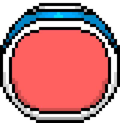 [5b2f3e] -in the back of the room, there's a red and blue drum, being the original of the noises-