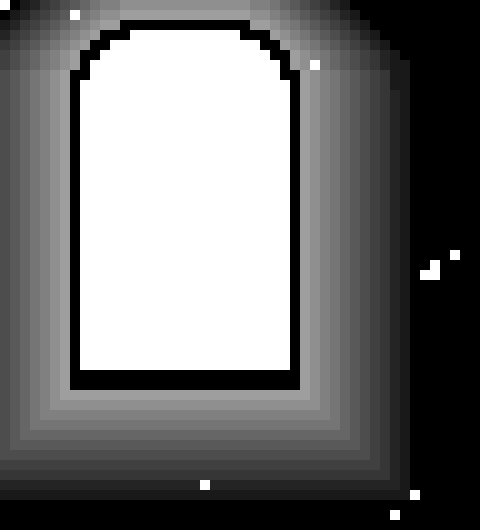 [9664c4] room 1 black door sparkle 42
