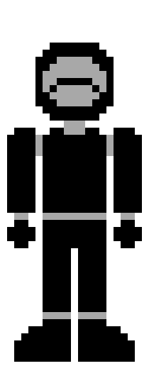 [25d002] *He walks to his post*