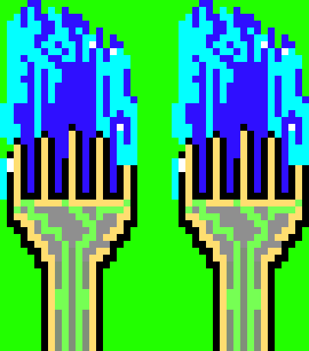 [fd321f] ai/human hands with blue fire