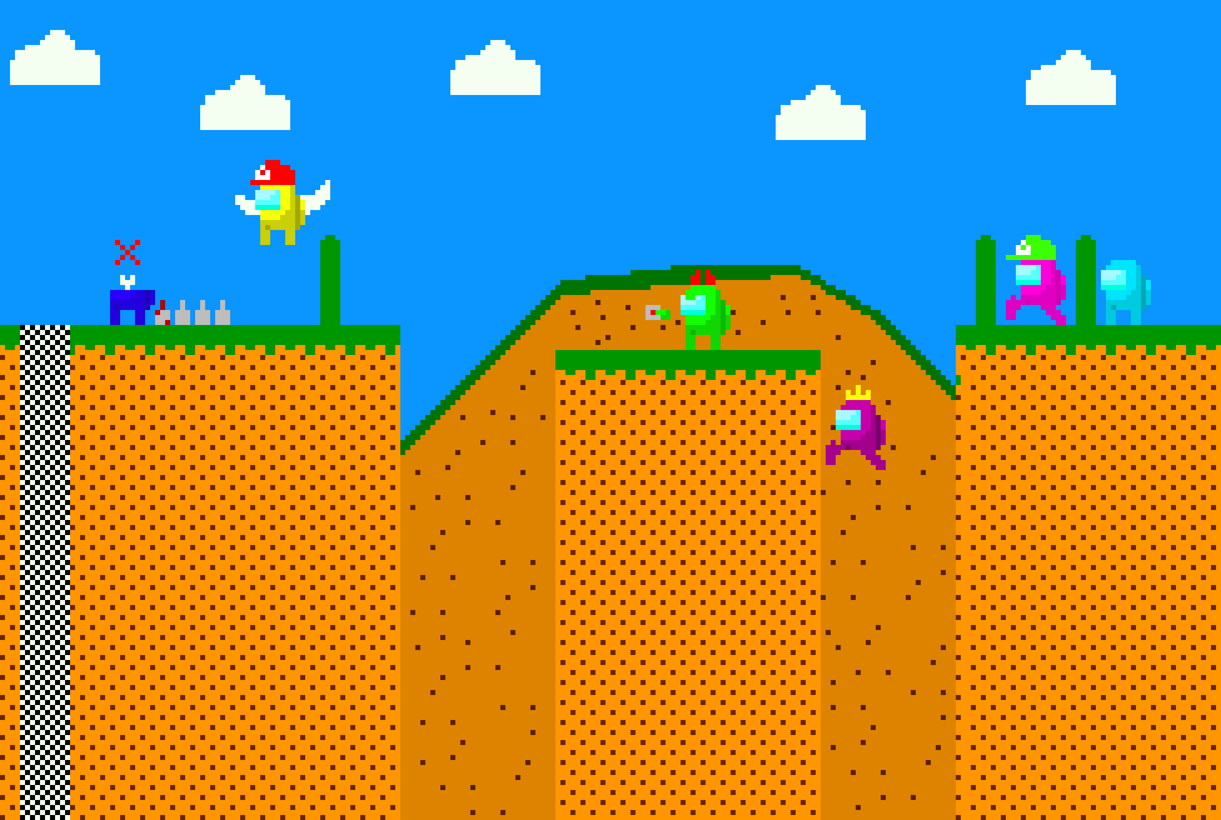 [acbc50] Super Among Us Complete! Guardian Angel update! Pay $1 to be saved from a sabotage and fix your run!