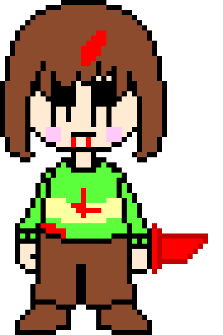 [1550bf] (crap im losing hp!) *throws 80 knives at sans* - HYPER Chara 