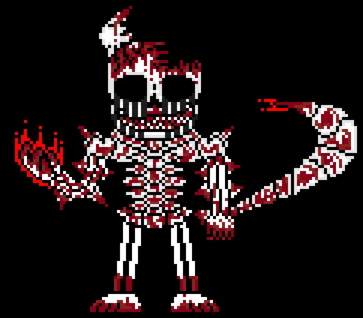 [f34aea] Oh if it isnt the one that deleted causing me to be a ghost then had to make a deal with a literal demon (talking bout delete) (killer was still in the fusion with Dust while being killed by Terror)