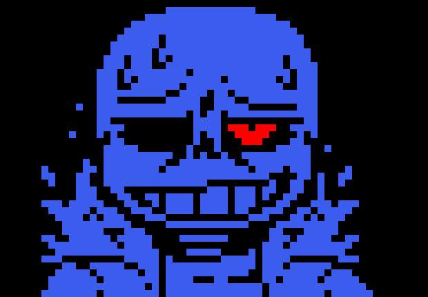 [3e0a5e] *Omega Sans walks over to the Suit of Amor and picks it up* - CT