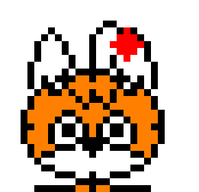 [0b51d0] -casually sitting on top of Metal Tails' head, because yes.-