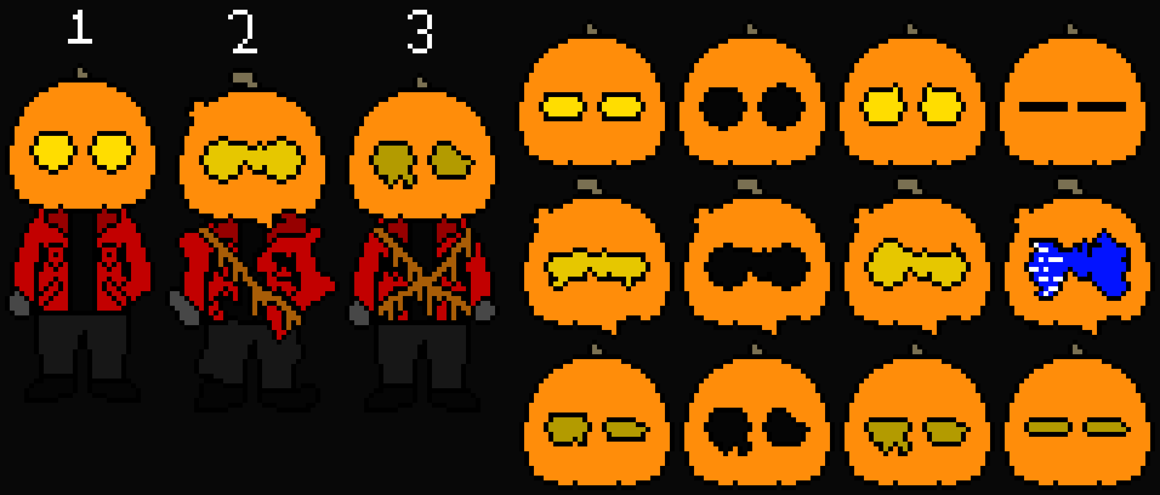 [941ca9] My Avatars Boss Fight Sprites Phases 1-3+Expressions 