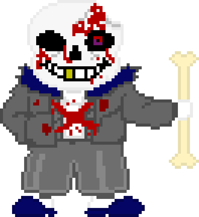 [c4162e] Finaltale Sans Phase 2 Sprite But With More Stuff