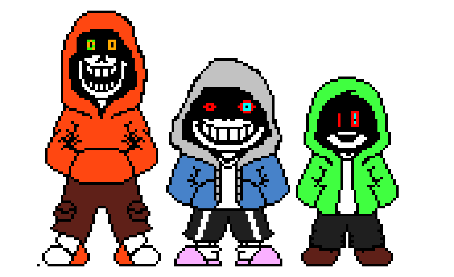 [247702] Bad Time Trio Sans Papyrus and Chara speaking