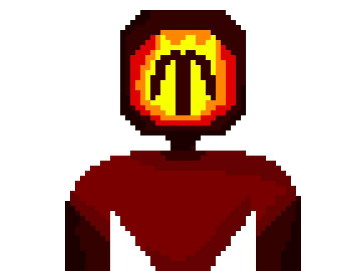 [f11387] (Back) *He Burns the grass he touches, as he's drawing something*