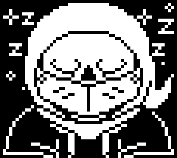 [95be89] Huh... The Fell Sans looks familiar as for that Dust Sans... Something about the face up close and barely any of the body showing makes me think of Star Wars Darth Vader helmet...