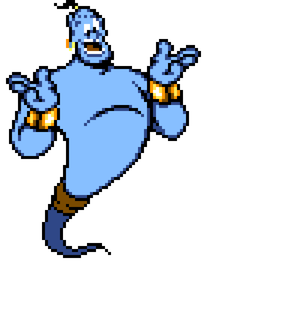 [4793a2] no one...huh...welp! back to the lamp! -he goes back into the lamp-