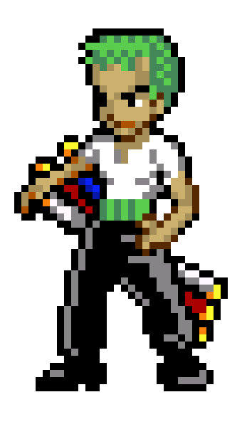 [40bd03] zoro pixel art