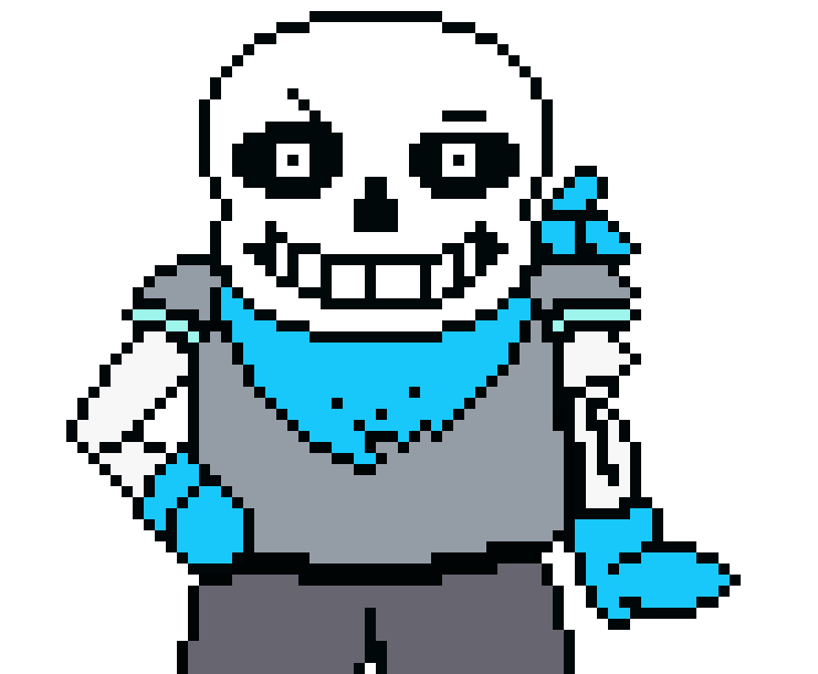 [77c77a] underswap sans: [jumps behind error and summons gaster blasters] im with error