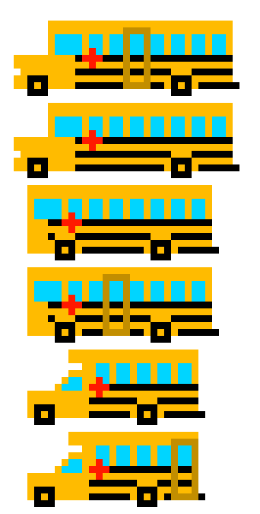 [7c7a48] school buses type a b & c