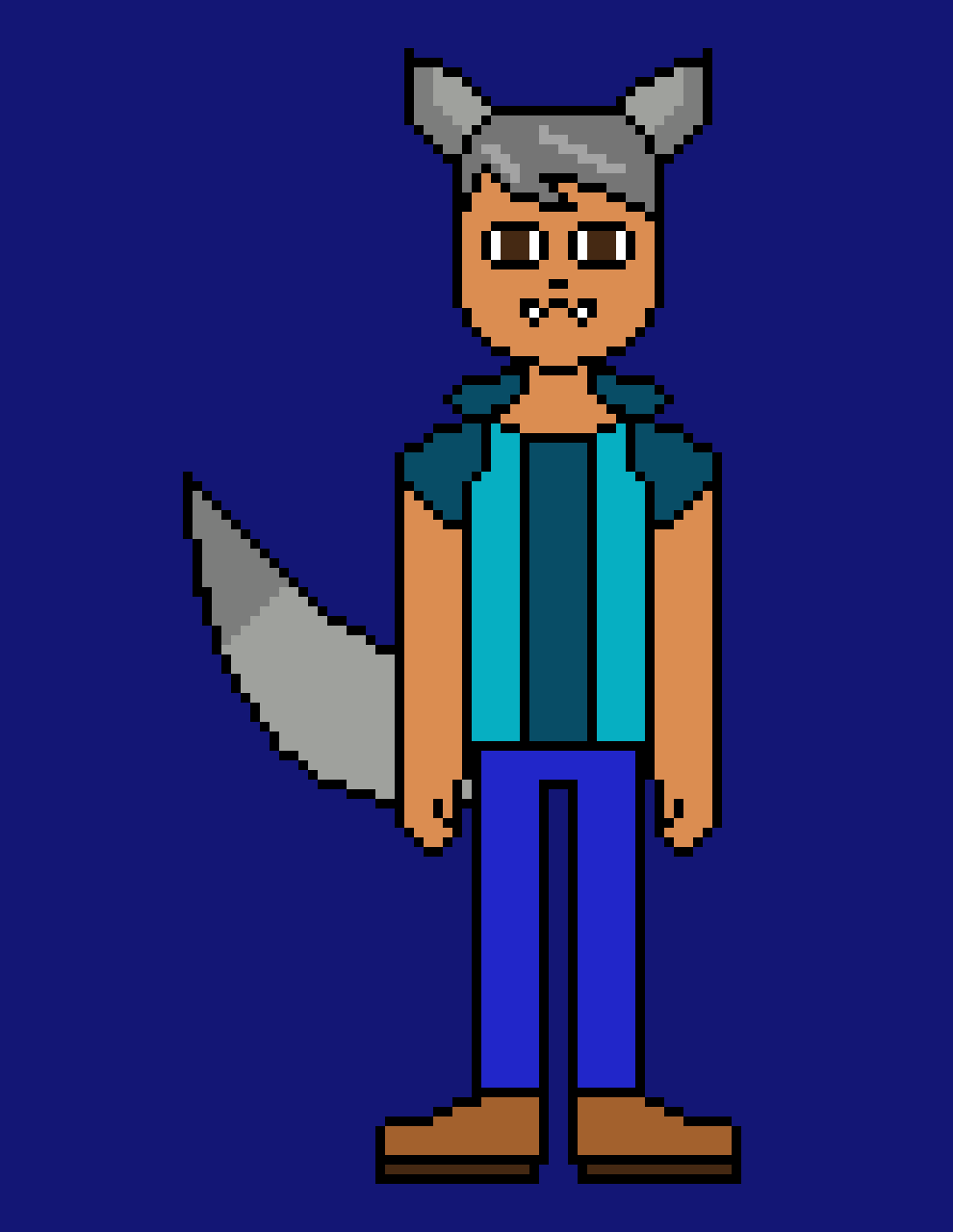 [4fbda4] hey eve... are you, i'm a gray wolf now. should i keep the look- Evan