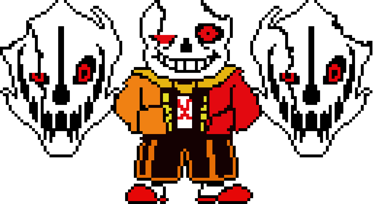 [8422f3] Sans With Gaster Blasters Sprite (FIXED!)