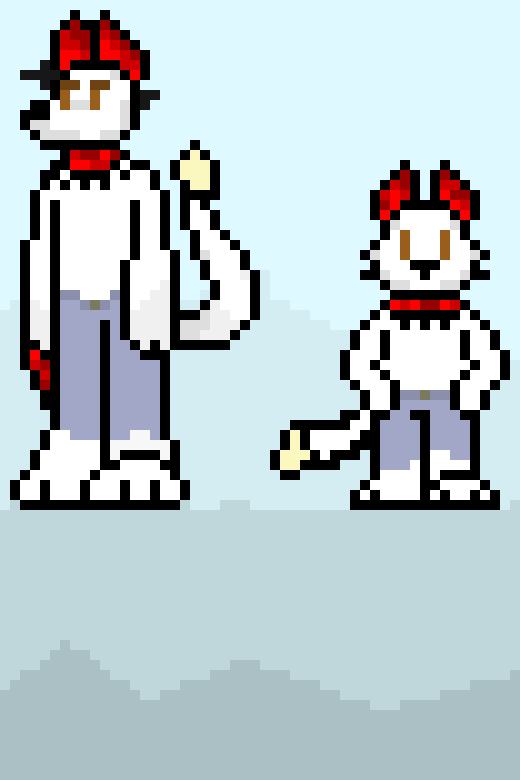 [95be89] Terrie and Kinder Terrie; Over world sprites