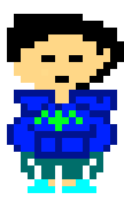 [506291] *he teleports away from the rockets. he then teleports behind the robot and pours water on it. then kicks it away.*