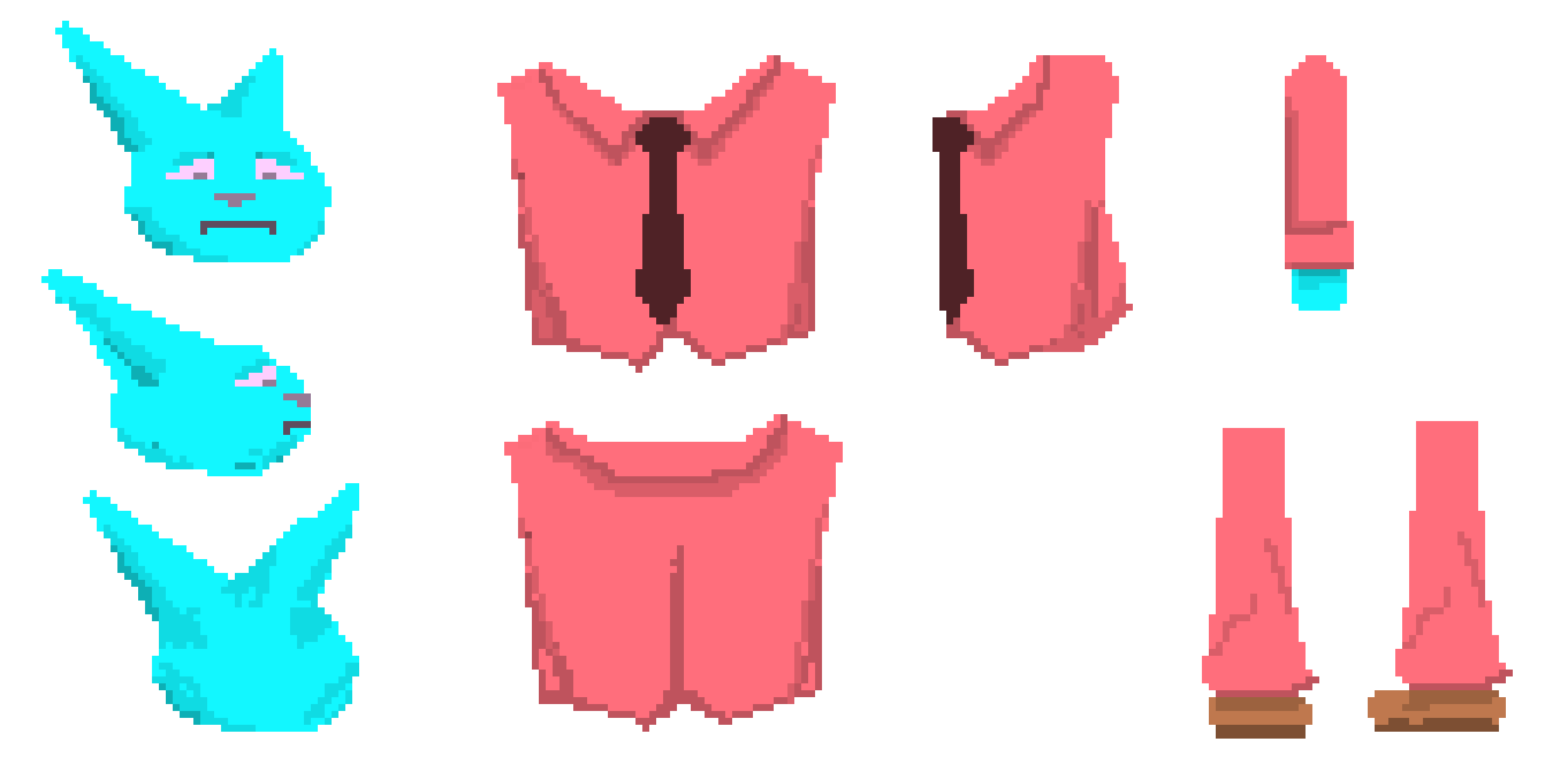 [9664c4] player 2 sprite sheet