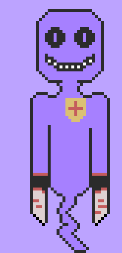 [a228fa] *Suddenly, a spirit appears in front of the group. It silently stares them down.*