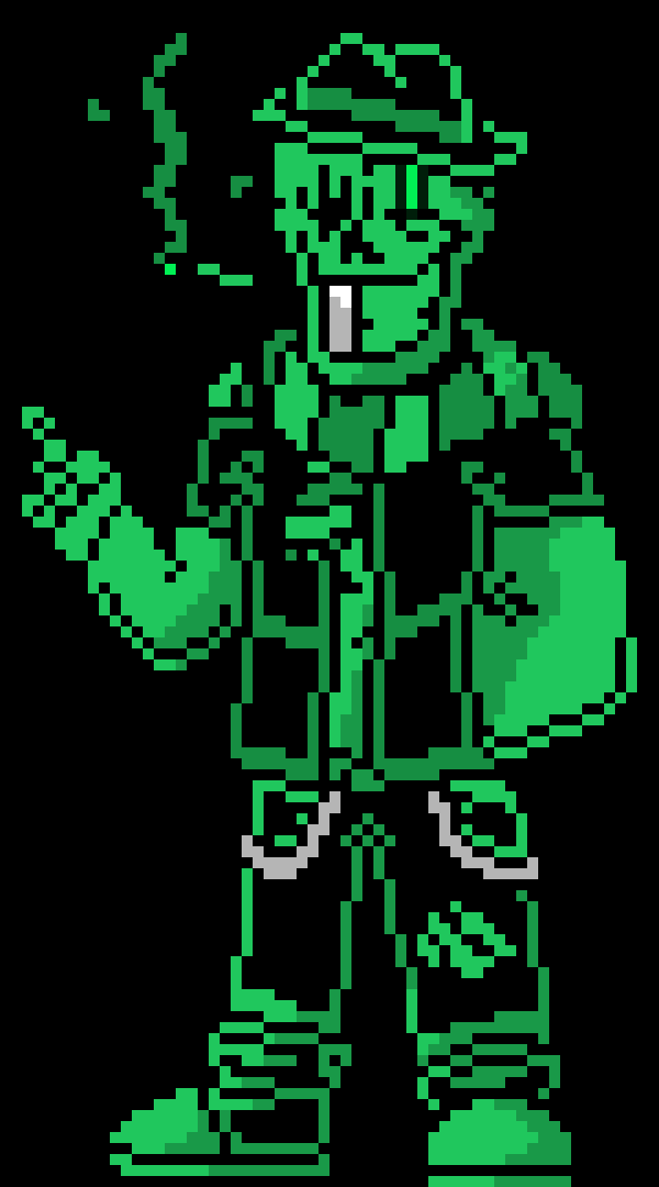 [11a9d7] -he then grabs his arm from falling into the emerald zone- Ya gonna give up? -Emerald and Society (Deteriorate)