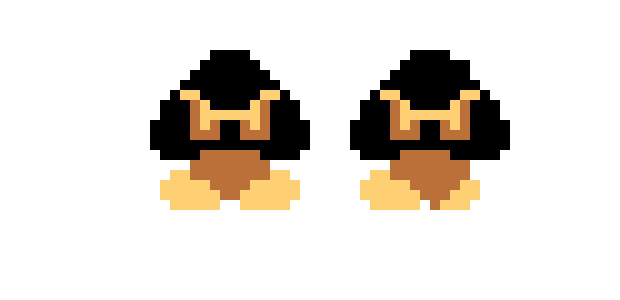 [701a43] inverted color goomba sprite standing+walking