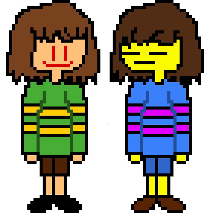 [e19b74] ~ Chara & Frisk ~