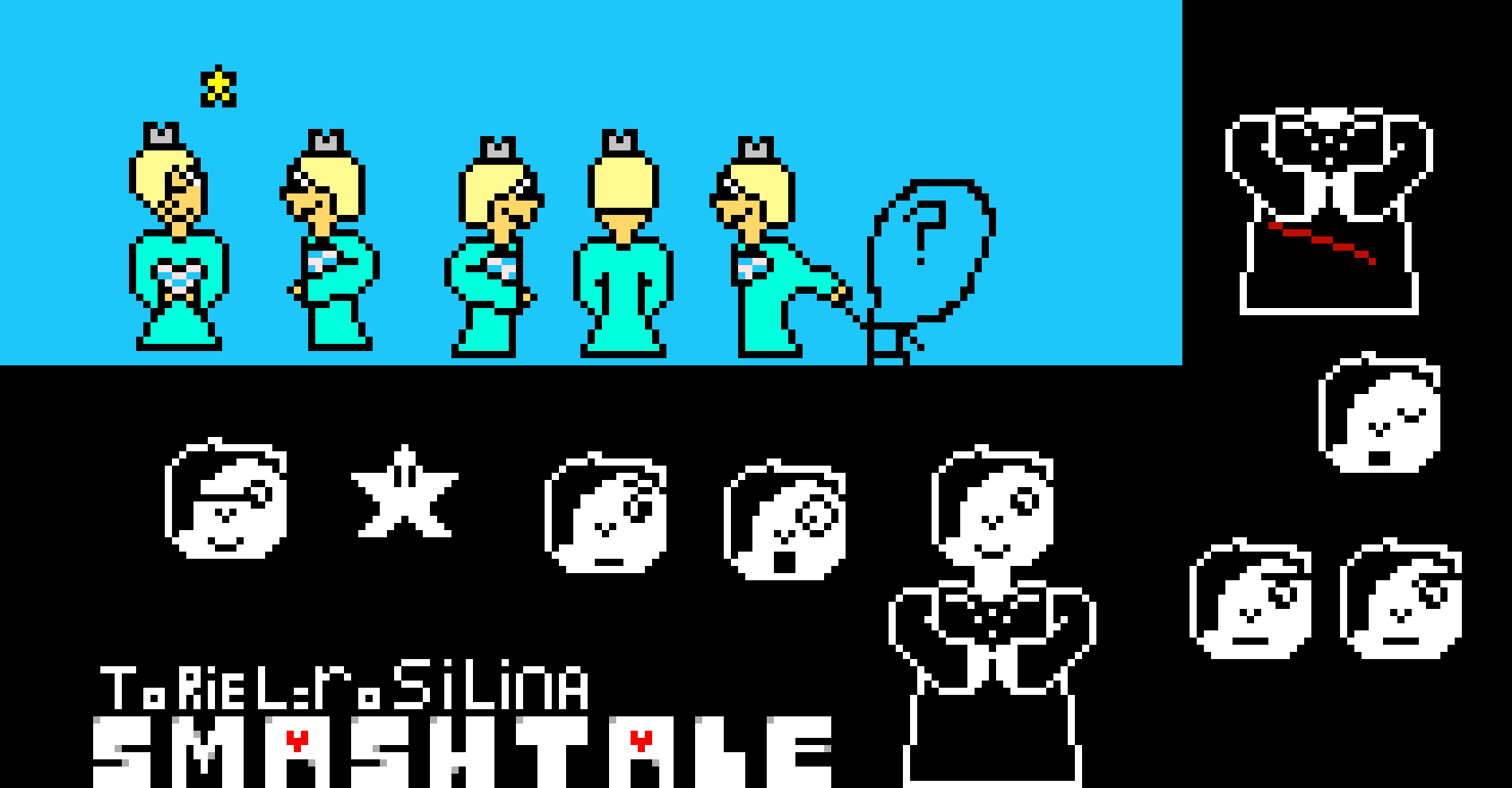 [9664c4] SMASHTALE toriel=rosilina (my au)