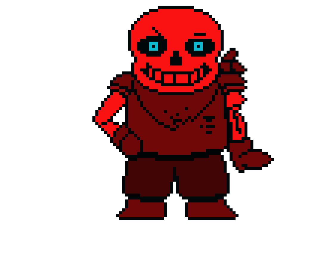 [32f16f] BLUE RASBERRY SANS! / underswap red