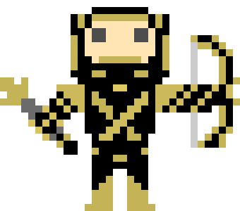 [fb9c67] Hawkeye Pixel Art