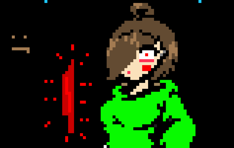 [95be89] StoryShift Chara AKA STOLEN INS, SPRITE JUST FUCKING RECOLORED!