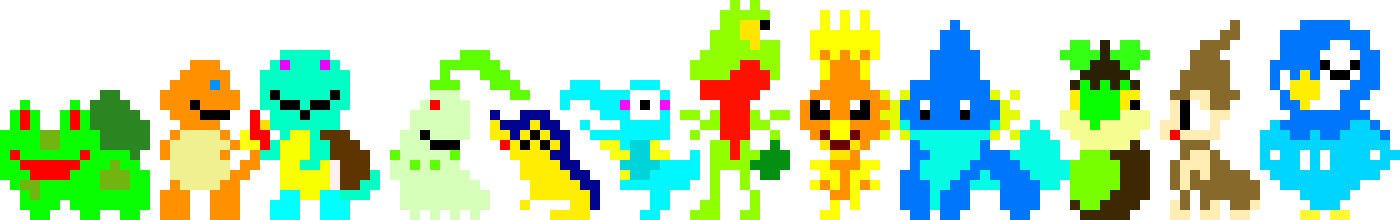 [9664c4] Pokemon Starters