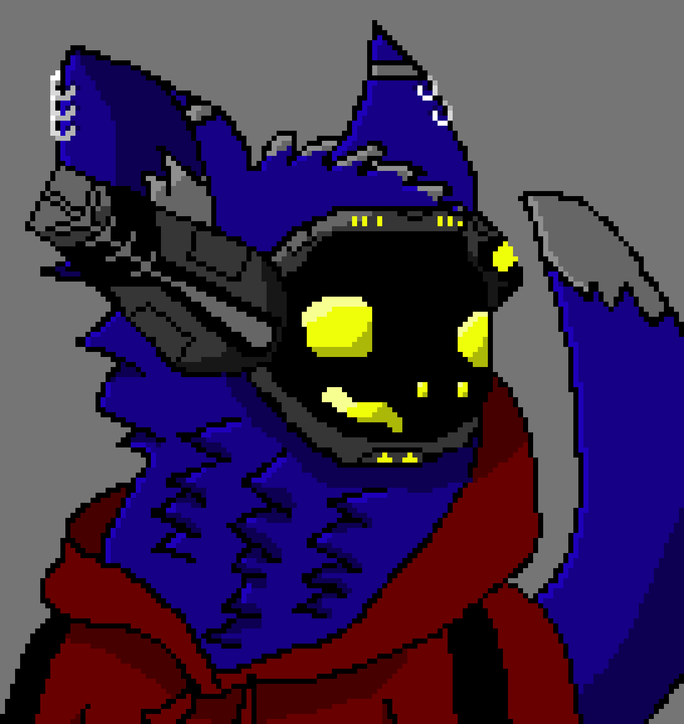 [843b57] *grabs Asriel's vest collar* Hold on a second...dont barge into Eku's room..without permission to come in... -John