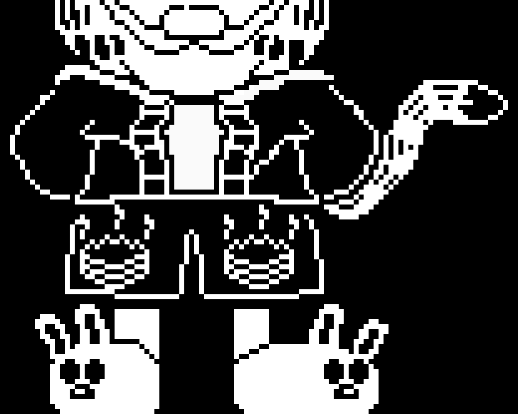 [b82a2e] Garfield the cat in sans mode