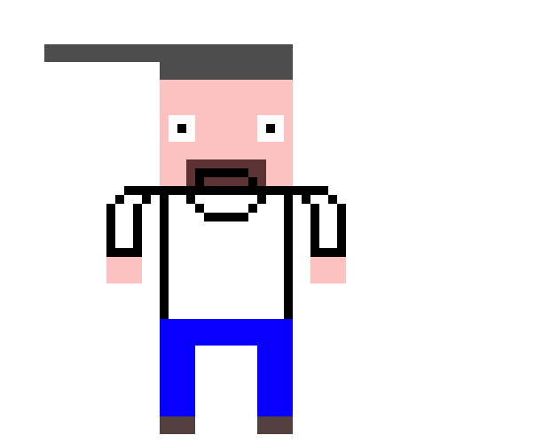 [2b3761] ZombieTale Crazy Dave/Asreil Dremurr Battle Sprite