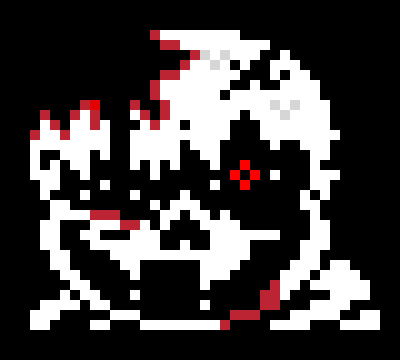 [6a32c5] *Horrortrust's Determination ran out which made him melt quicker* "I...went too f a r..."