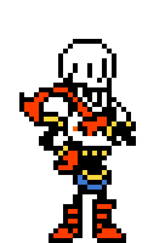 [b36c86] "Freind!" *he shakes the other papyrus's hand*