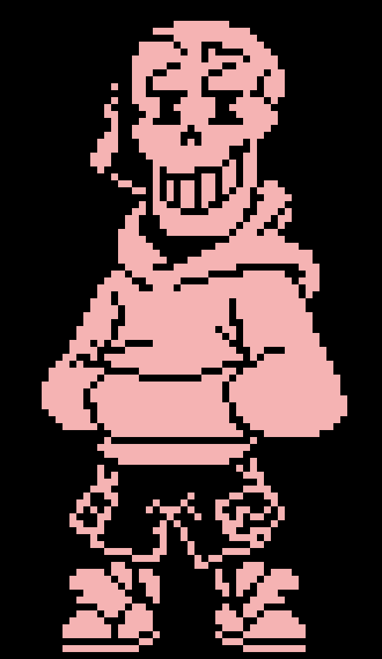 [3b1b32] Underswap Papyrus Sprite By PDG